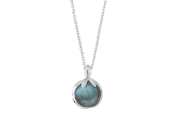Rabinovich Arch collier i sterling sølv med labradorit